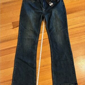 ALLOY Women's Deep Blue Boot Cut Jeans